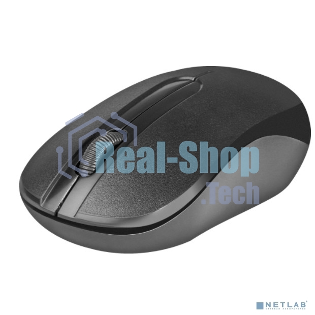 Мышь беспроводная Defender Datum MM-285 черный, 1600 dpi, радиоканал, USB, кнопки - 3