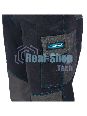 Брюки профессиональные рабочие, 97% хлопок 3% спандекс, XL Gross