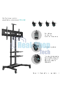 Стойка для телевизора с кронштейном ONKRON TS1881 50