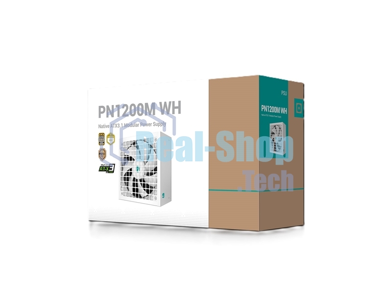 Блок питания Deepcool/GamerStorm PN1200M WH (ATX 3.1, 1200W, Full Cable Management, PWM 135мм fan, Active PFC, 80+ GOLD, Active PFC + Full Bridge SRC LLC + DC/DC, Gen5 PCIe, белый) RET