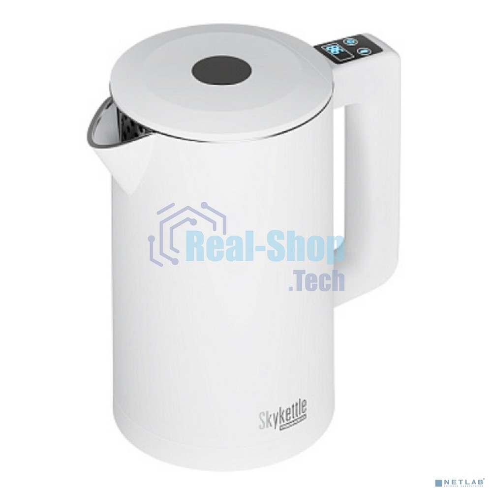 Чайник электрический Redmond SkyKettle KM231S 1.7л, 2200Вт, белый корпус: стекло