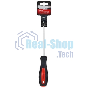Отвертка Matrix Anti-Slip, SL6,0 х 150 мм, CrV, двухкомп. рукоятка