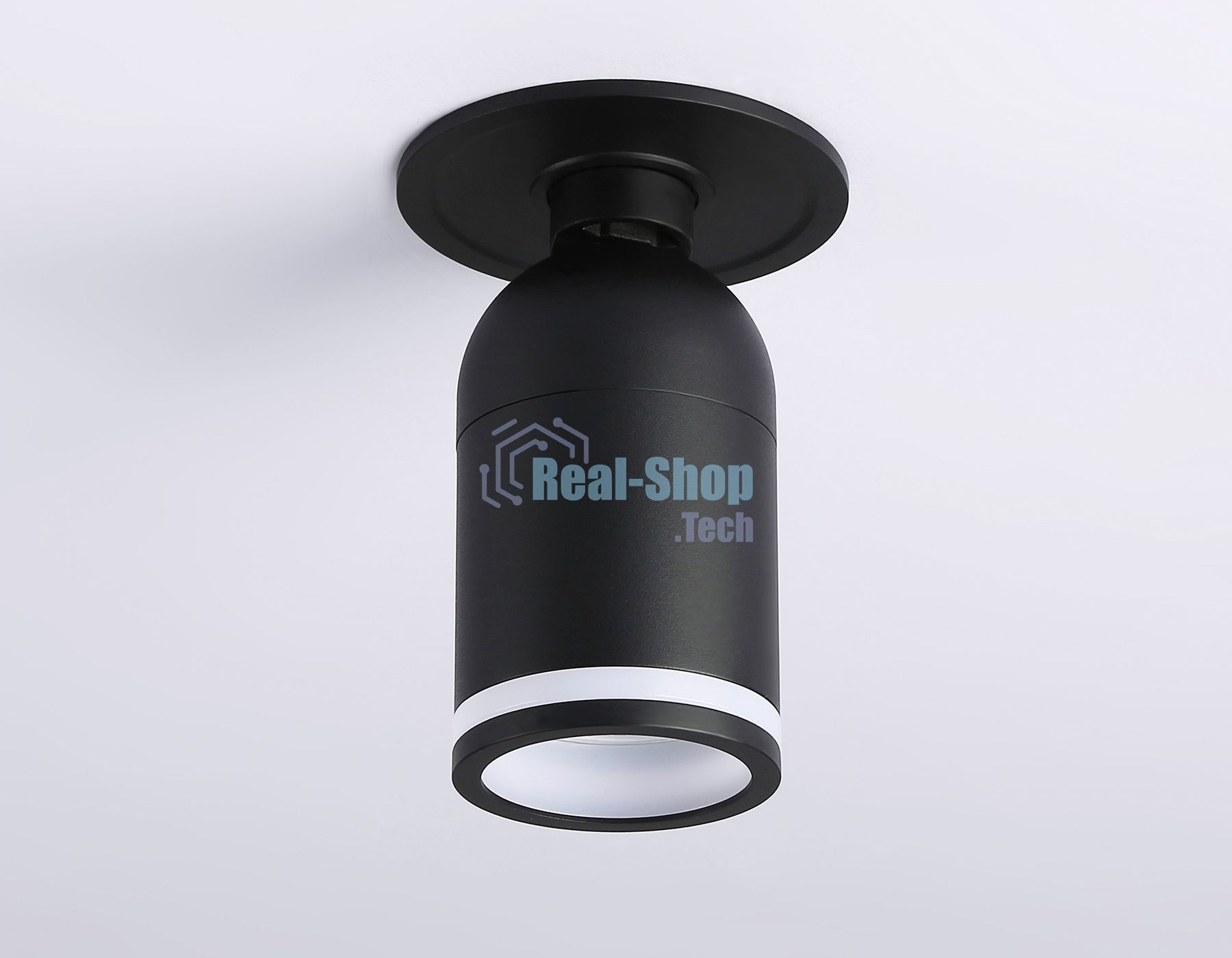 Светильник Ambrella light TA1273 SBK/FR черный песок/белый матовый MR16 GU5.3 D55*136
