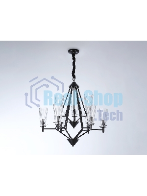Светильник Ambrella light TR3238/6+3 BK черный E14/9 max 40W D730*720