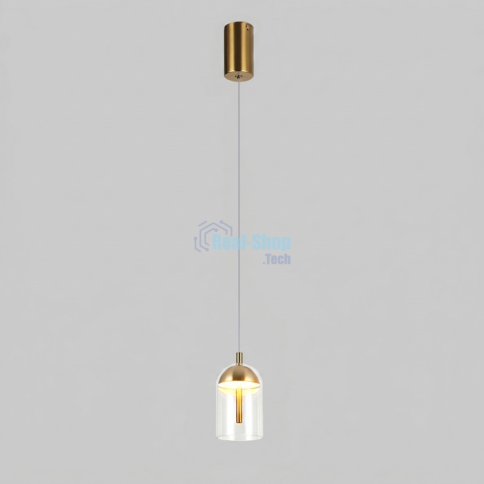 Подвесной светодиодный светильник со стеклянным плафоном 201056/1 LED