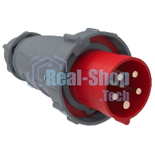 Вилка переносная IEK PSN02-063-5 ССИ-035 63А-6ч/200/346-240/415В 3Р + РЕ+ N IP67 MAGNUM IEK