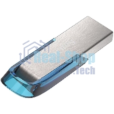 Флешка USB 128Gb SanDisk CZ73 Ultra Flair, USB 3.0, Tropical синий