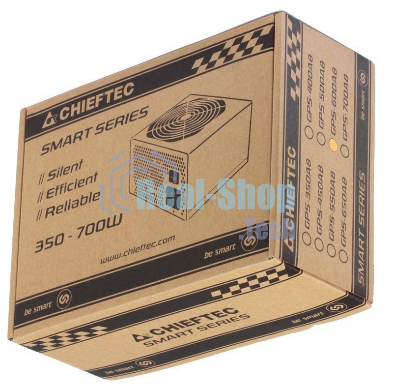 Блок питания Chieftec GPS-700A8, 700Вт, 80 PLUS, 120мм, черный