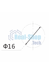 Индикатор Rexant Ø16 220V желтый