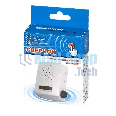 Звонок дверной проводной Сверчок электрон. гонг регул. громкости 220В 80-90дБА бел. Тритон СВ-04Р