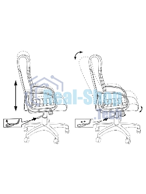 Кресло Бюрократ KB-10LITE/BLACK черный, экокожа