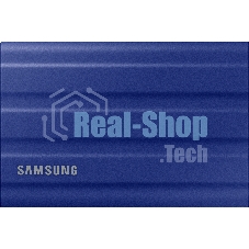 Внешний SSD Samsung T7 Shield, 2TB, USB 3.2 Gen 2 Type-C, R/W 1050/1000, синий