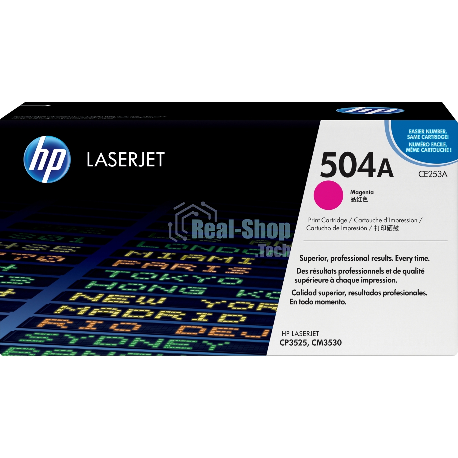 Картридж лазерный HP CE253A пурпурный CLJ CM3530/CP3525 (7000 стр.)