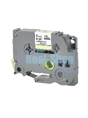 Кассета с лентой S'OK by Sakura Printing TZEC21 для Brother, черный на желтом, 9мм/8м, наклейка