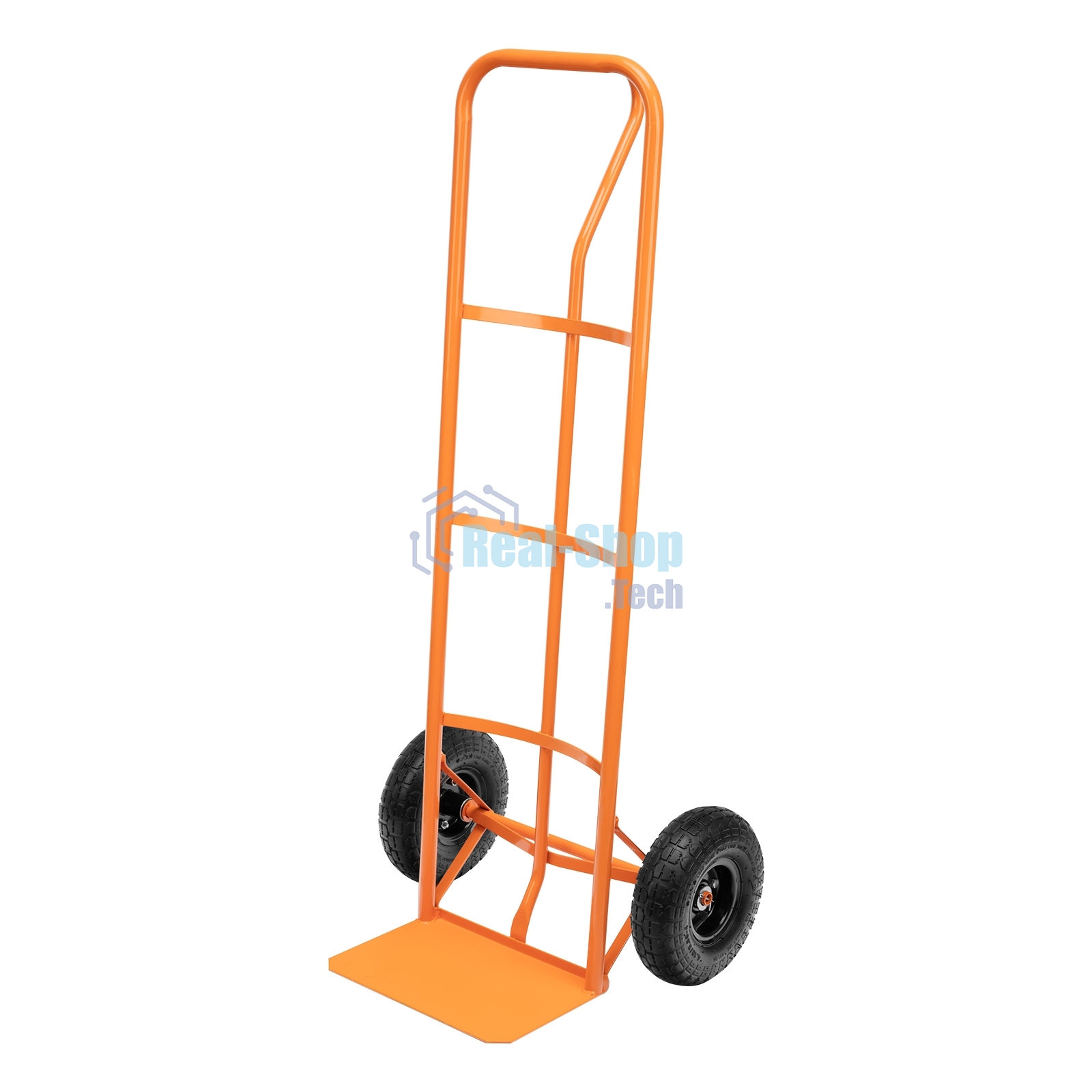 Тележка ручная Сибртех 2-х колесная НТ1805, г/п 150кг, п/н колеса d260мм, платформа 350x235