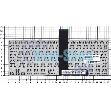 Клавиатура для ноутбука Asus F200CA F200LA F200MA X200 черная, без рамки, плоский Enter