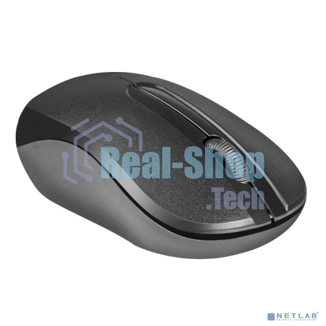 Мышь беспроводная Defender Datum MM-285 черный, 1600 dpi, радиоканал, USB, кнопки - 3