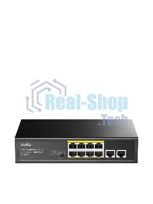 Коммутатор Cudy GS1010P, 8×1 Гбит/с, 2×1 Гбит/с