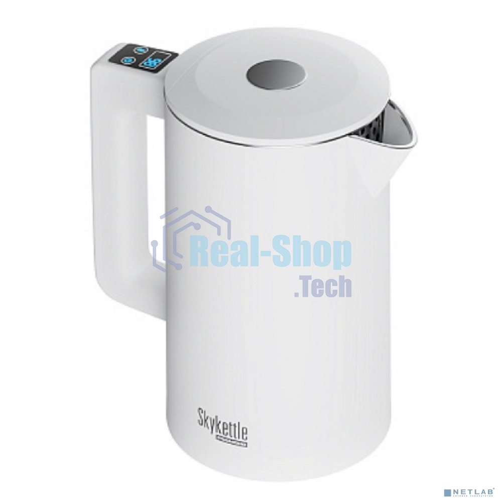 Чайник электрический Redmond SkyKettle KM231S 1.7л, 2200Вт, белый корпус: стекло