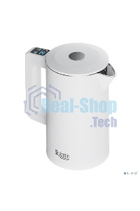Чайник электрический Redmond SkyKettle KM231S 1.7л, 2200Вт, белый корпус: стекло