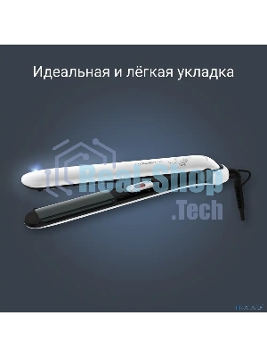 Выпрямитель для волос Rowenta Easyliss Pure SF1628F0 белый/серый, 25 мм, 200 °C, 1 режим