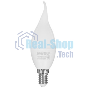 Светодиодная (LED) свеча Smartbuy SBL-C37Tip-05-30K-E14 на ветру матовая 05W/3000/E14