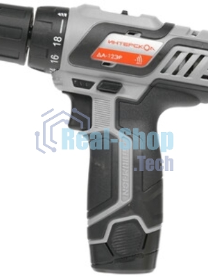 Дрель-шуруповерт ИНТЕРСКОЛ ДА-12ЭР, 12 В, 2 Ач, 28 Нм, щеточный