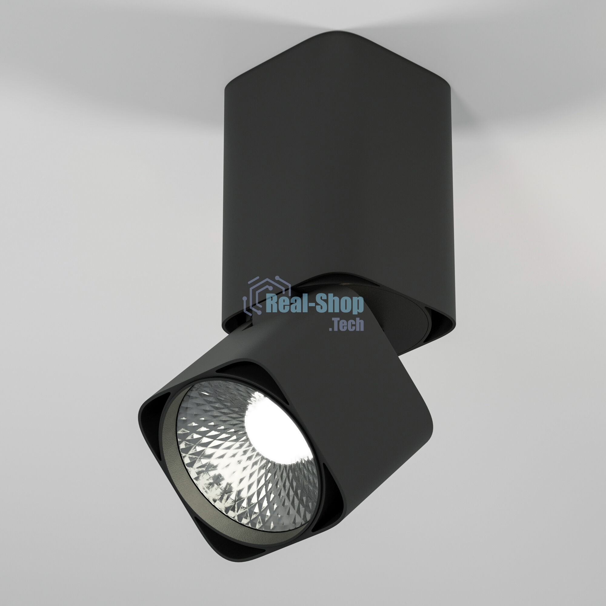 Светильник потолочный светодиодный 25043/LED 10W 4000K чёрный