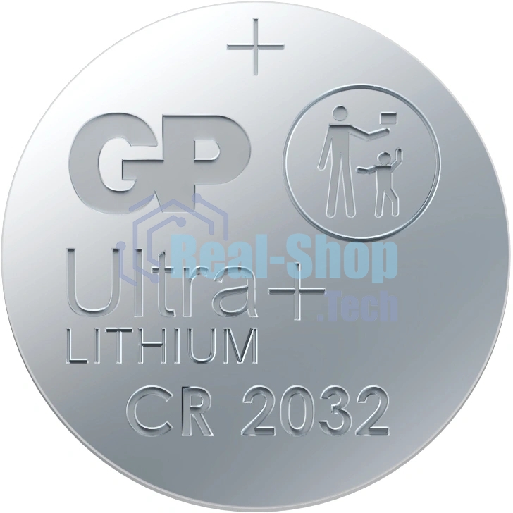 Батарея GP Lithium CR2032UP CR2032 260mAh (2шт) блистер