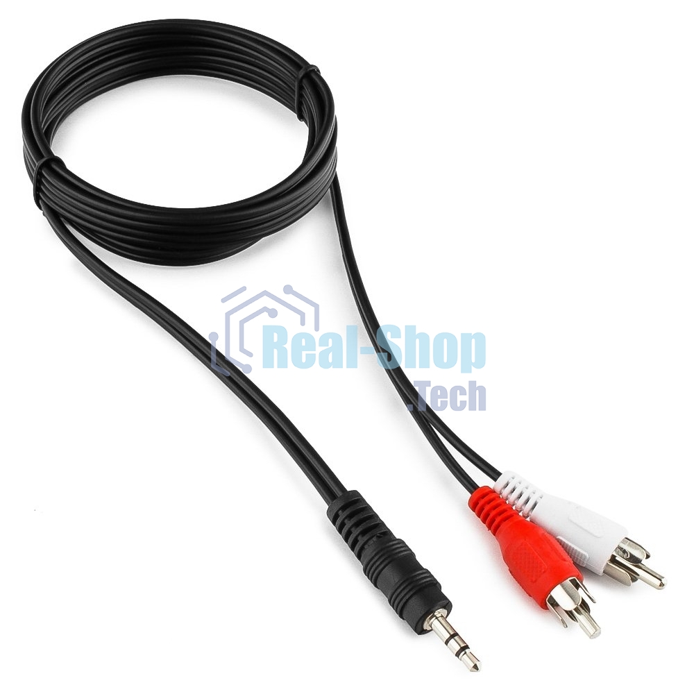 Кабель аудио Gembird Jack3.5/2xRCA, 1.5м