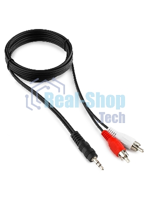 Кабель аудио Gembird Jack3.5/2xRCA, 1.5м