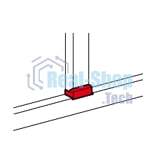 Отвод плоский для односекционных кабель-каналов DLP 50х105 - ширина профиля 105 Legrand