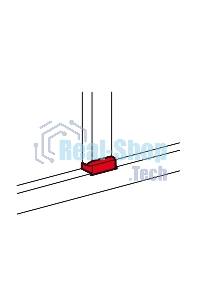 Отвод плоский для односекционных кабель-каналов DLP 50х105 - ширина профиля 105 Legrand