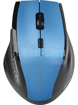 Мышь беспроводная Defender Accura MM-365 синий, 1600 dpi, радиоканал, USB, кнопки - 6