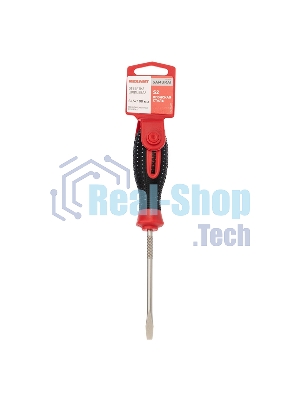 Отвертка шлицевая Rexant SL 5х100 мм, трехкомпонентная рукоятка, сталь S2