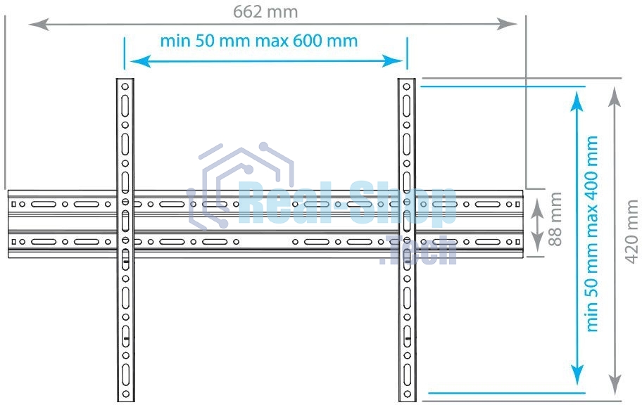 Кронштейн Arm media PLASMA-1 new черный, 32