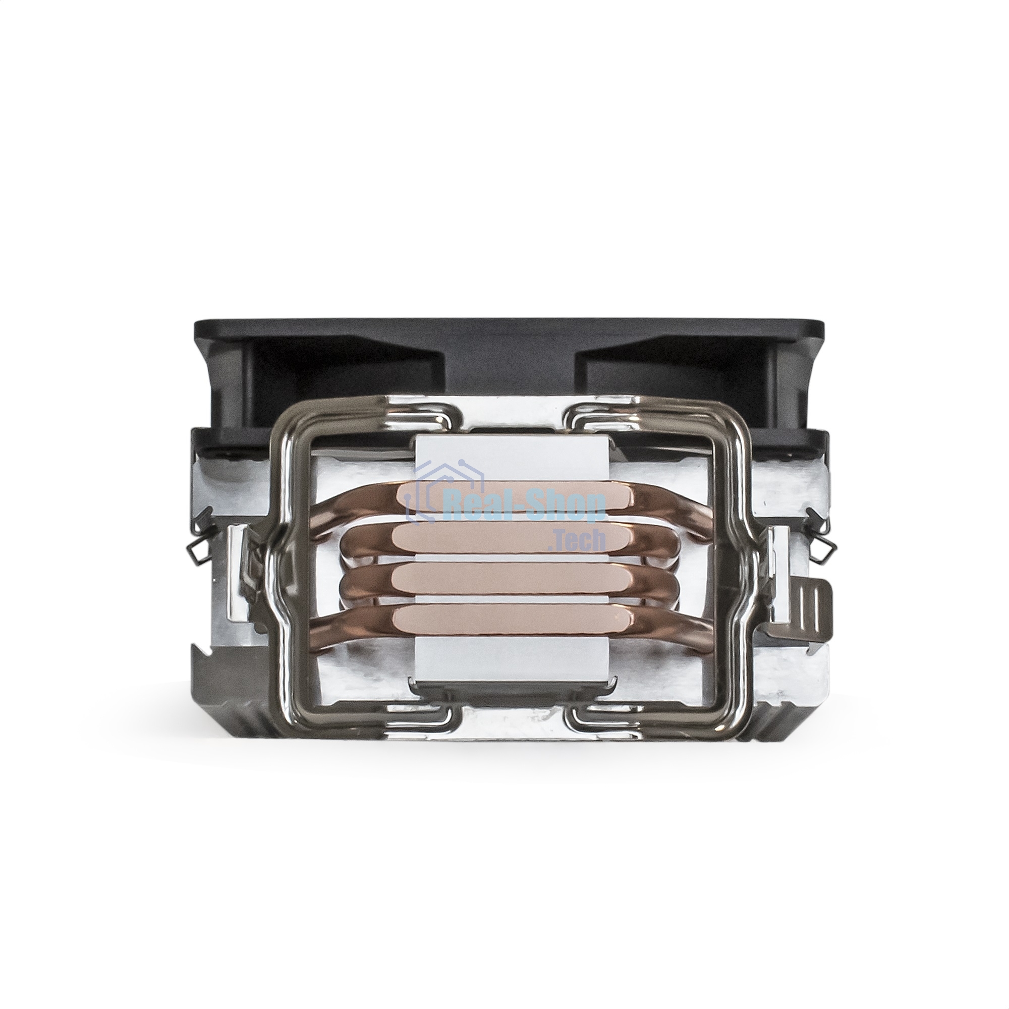 Кулер для процессора ExeGate Wizard EXX400V2-PWM.FRGb серебристый, 120 мм, алюминий/медь, 2400 об/мин, 24 дБ, 4 pin, 140 Вт, 155 мм