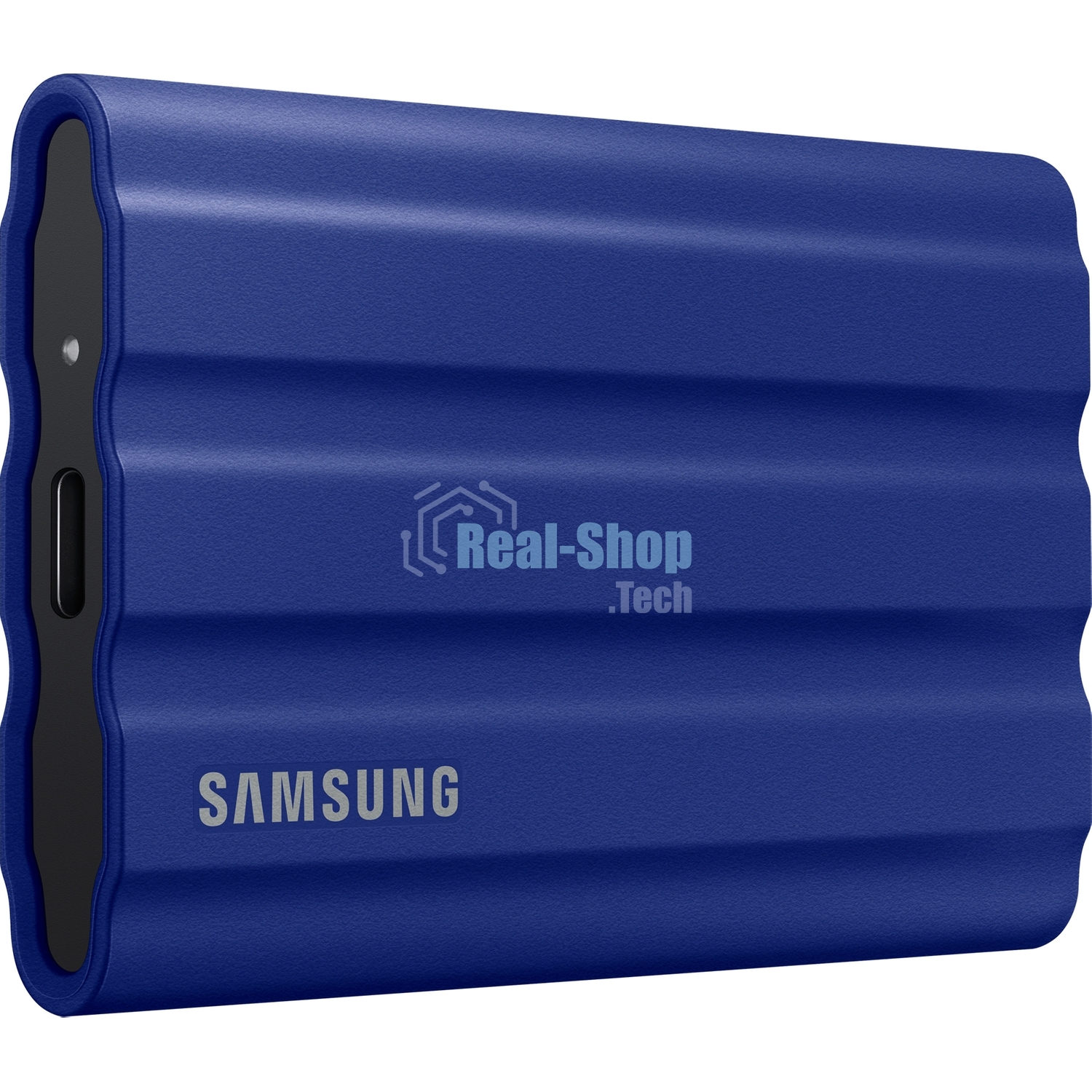 Внешний SSD Samsung T7 Shield, 2TB, USB 3.2 Gen 2 Type-C, R/W 1050/1000, синий