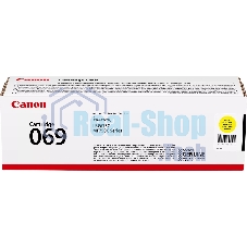 Картридж лазерный Canon 069Y (5091C002) желтый (2000 стр.) для Canon MF752Cdw/754Cdw, LBP673Cdw