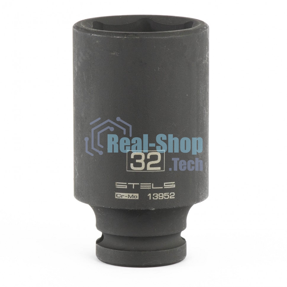 Головка ударная удлиненная шестигранная, 32 мм, 1/2