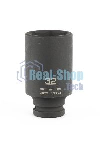 Головка ударная удлиненная шестигранная, 32 мм, 1/2