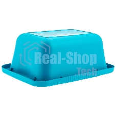 Таз пластмассовый прямоугольный 25 л, бирюзовый, HomePalisad