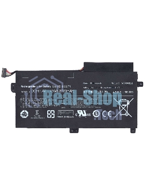 Аккумуляторная батарея для ноутбука Samsung 370R5E, 470R5E 11.4V 43Wh черный