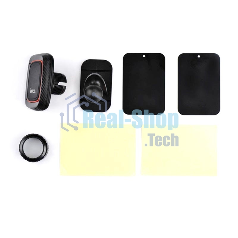 Автомобильный держатель для смартфона Hoco CA24, торпедо, магнитный, черный