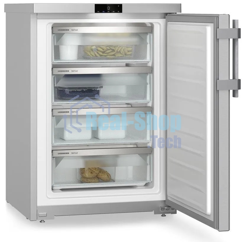 Морозильная камера Liebherr FNsddi 1624-20 001, нержавеющая сталь, 86 л, 4 ящика