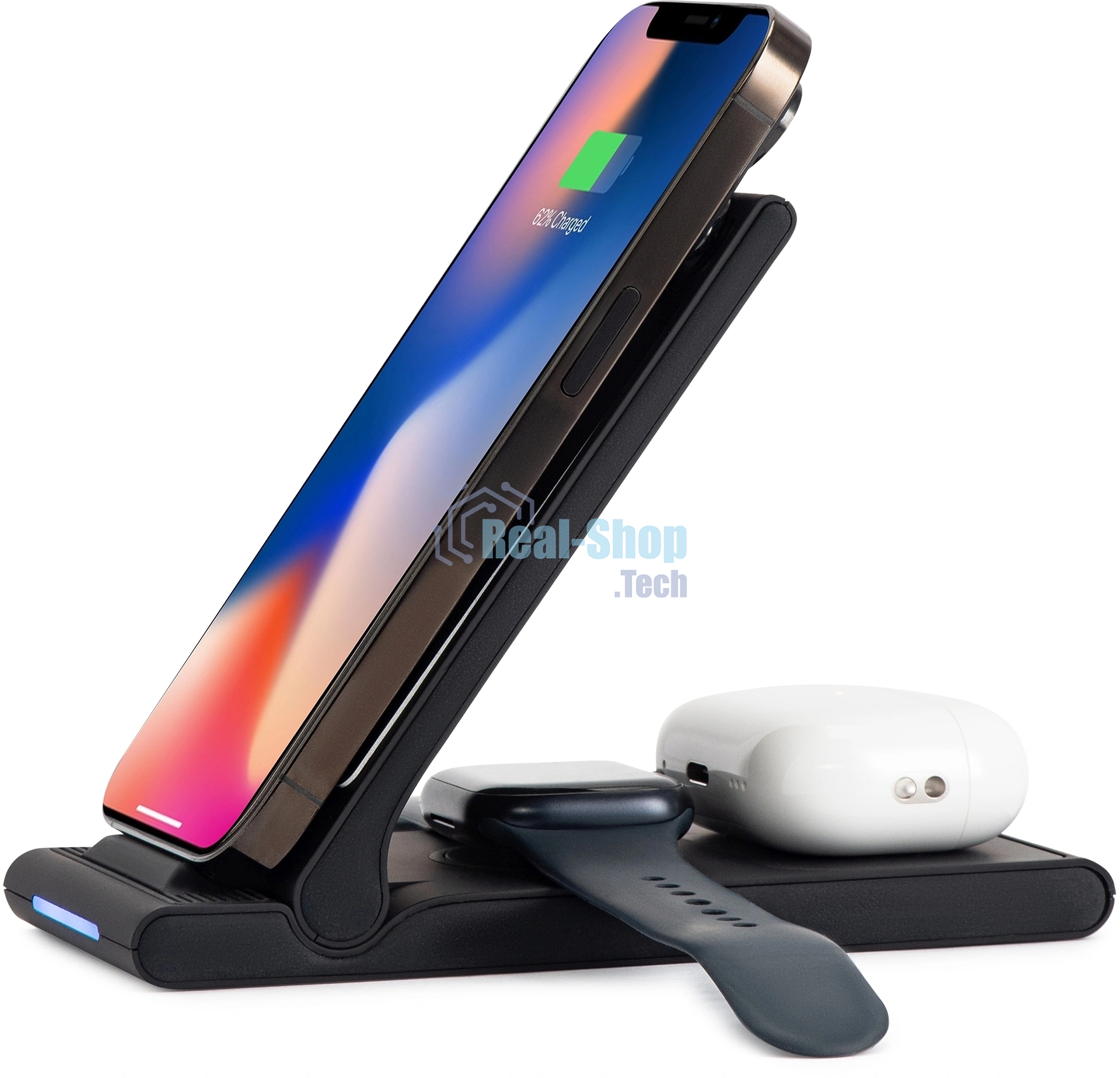 Беспроводное зарядное устройство Buro CWC-QC5 15W 3A (QI) USB-C универсальное черный