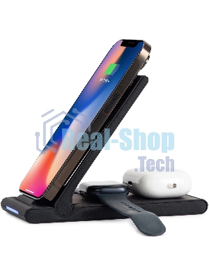 Беспроводное зарядное устройство Buro CWC-QC5 15W 3A (QI) USB-C универсальное черный