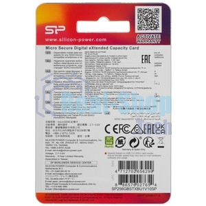Флеш карта microSDXC 256Gb Class10 Silicon Power SP256GbSTXBV1V20 Elite w/o adapter