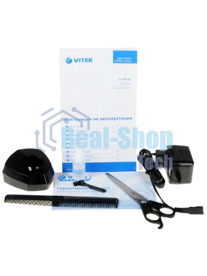 Машинка для стрижки Vitek Euphoria VT-1356 черный (насадок в компл:4шт)