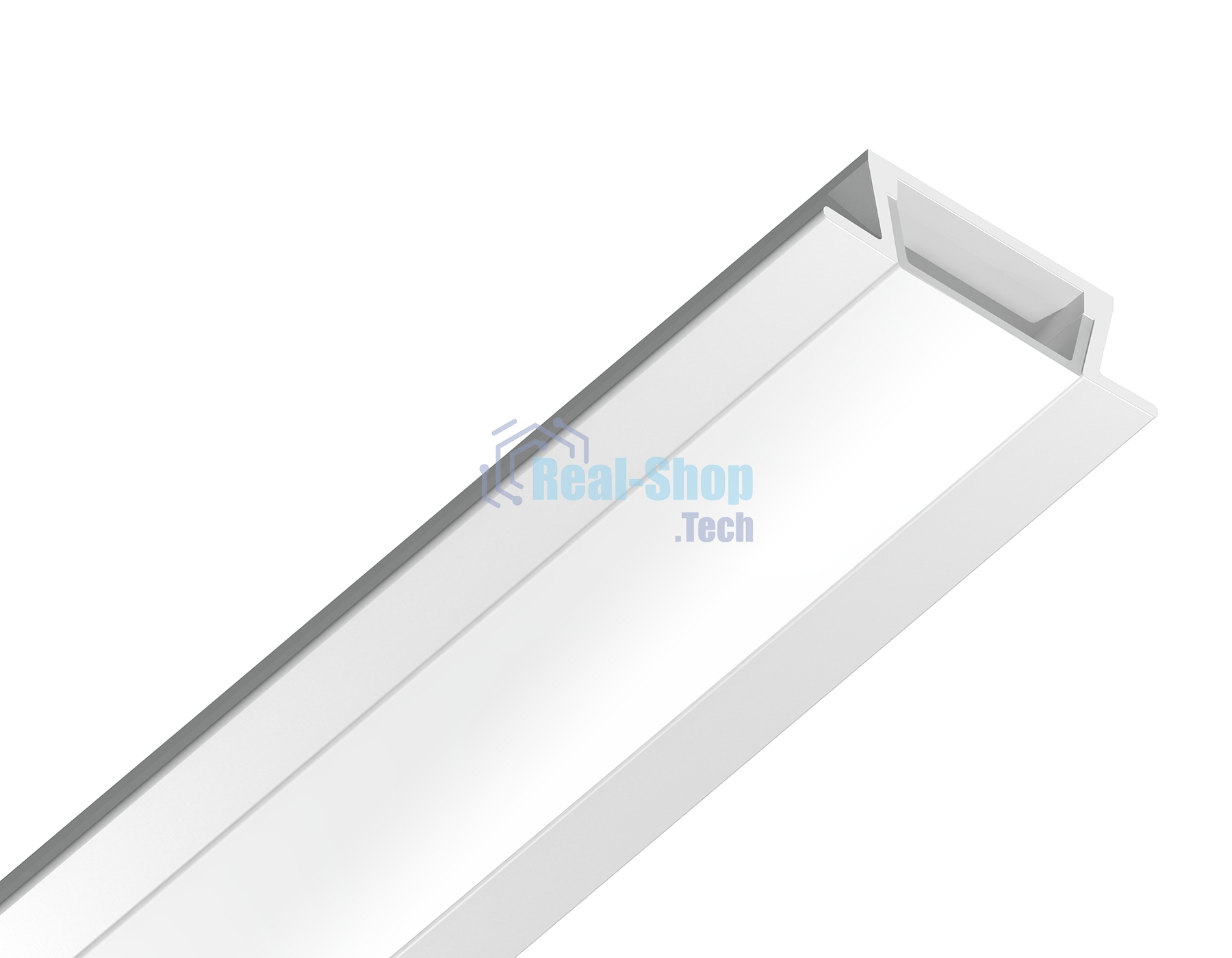 Алюминиевый профиль Ambrella light GP1001WH белый 2000*21.5*6.8
